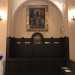 Chiude la serie un quadro dorato che propone al visitatore il mezzo busto di San Nicola: sotto di esso balza all'occhio una cattedra in legno